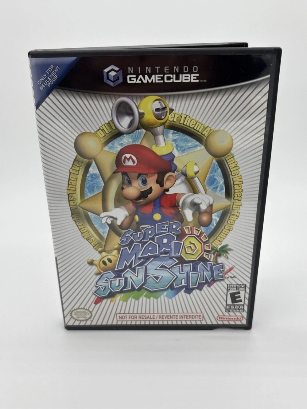 Super Mario Sunshine - Not For Resale (Nintendo Gamecube) - CIB W/Manual Tested